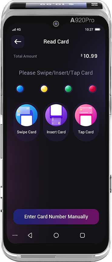 PAX A920 Pro Android smart mobile payment terminal with barcode scanner and printer