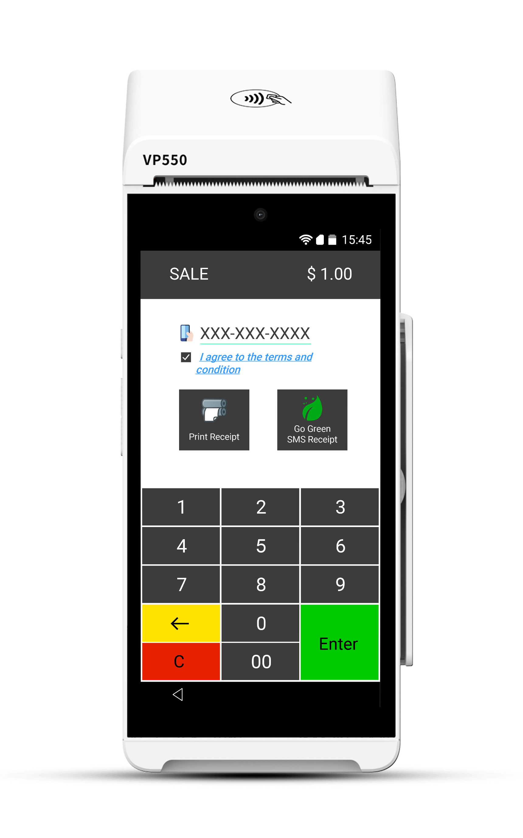 Valor VP550 POS terminal